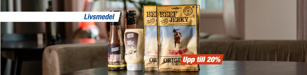 Upp till 20% p� livsmedel